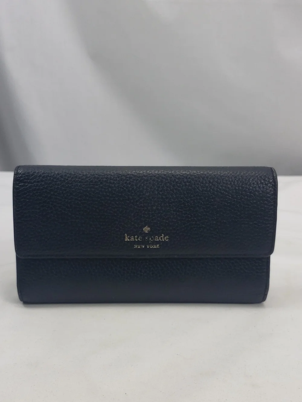 Kate Spade Black Pebbled Leather Wallet